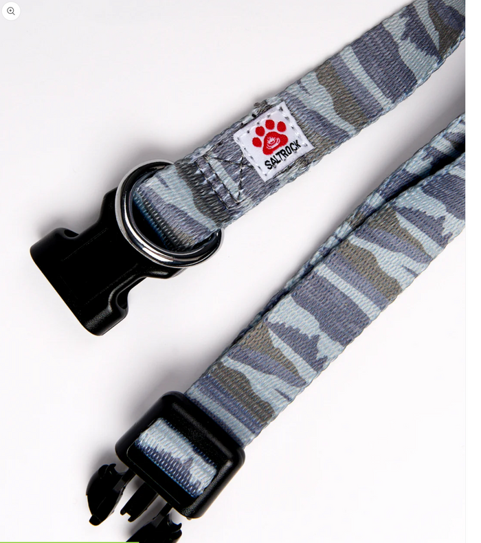 SALTROCK Camo Stripe - Pet Collar - Green