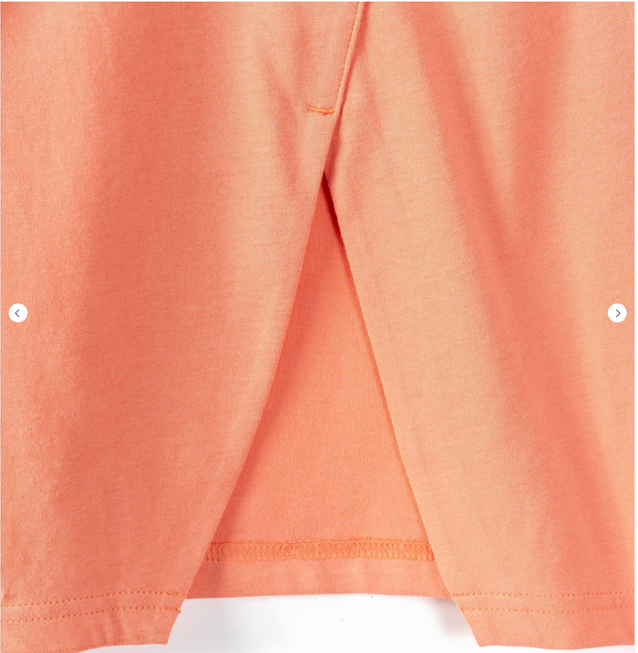 SALTROCK Sunrise - Kids Open Back Boxy T-Shirt - Coral