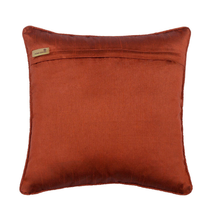 Sandstone - Rust Printed Velvet Decorative Euro Sham