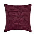 Sangria Wine Wind Folds - Vine Suede Decorative Euro Sham