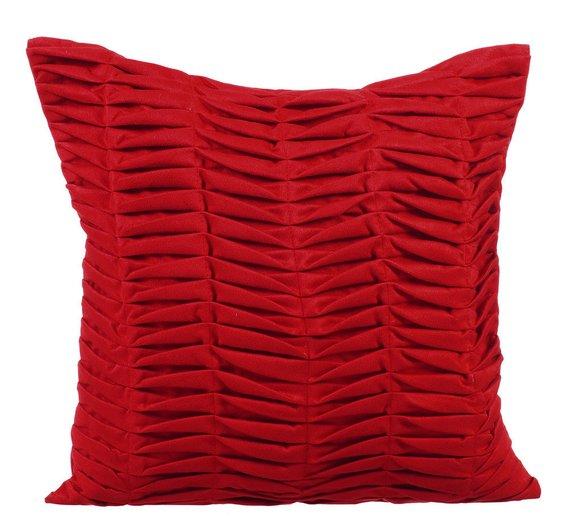 Sangria Wine Wind Folds - Vine Suede Throw Pillow Cover
