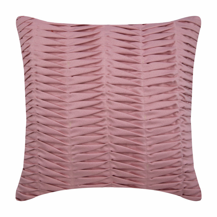 Sangria Wine Wind Folds - Vine Suede Throw Pillow Cover