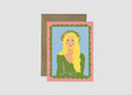 Scandinavian Midsummer Girl Greeting Card