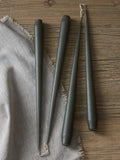 Set of 4 Green Taper Candles