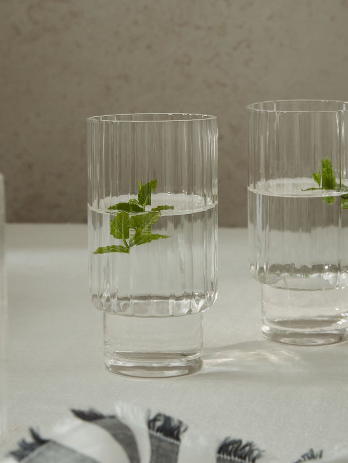 Set of 4 Tejo Highball Glass Tumblers