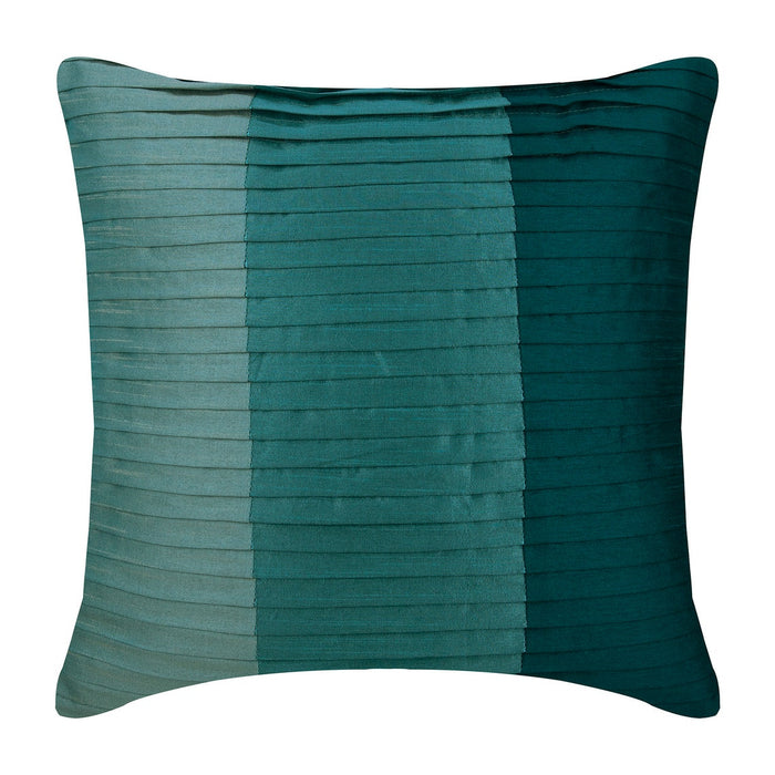 Shades Of Teal - Teal Blue Art Silk Throw Pillow Cover