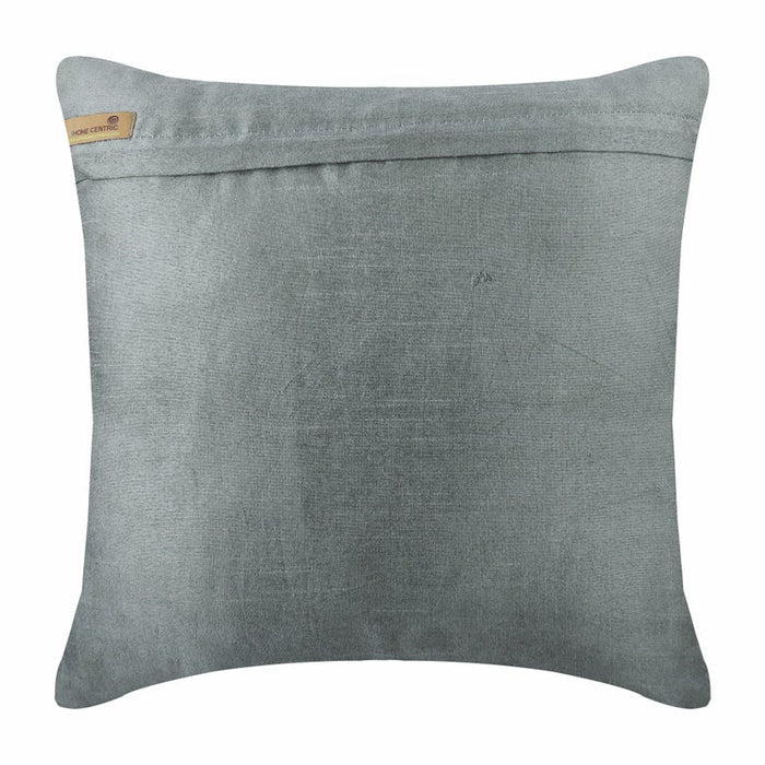 Silver Anniversary - Silver Art Silk Throw Pillow Cover