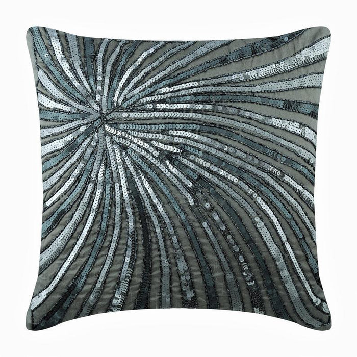 Silver Bloom Euro Sham