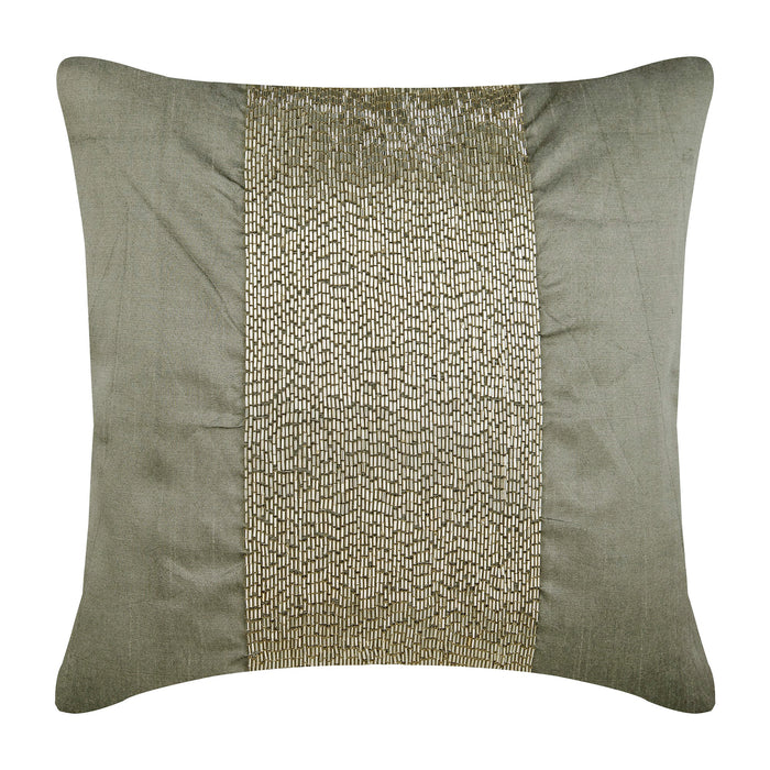 Silver Center Pillow Cover