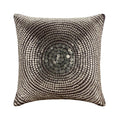 Silver Pop - Gray Art Silk Decorative Euro Sham