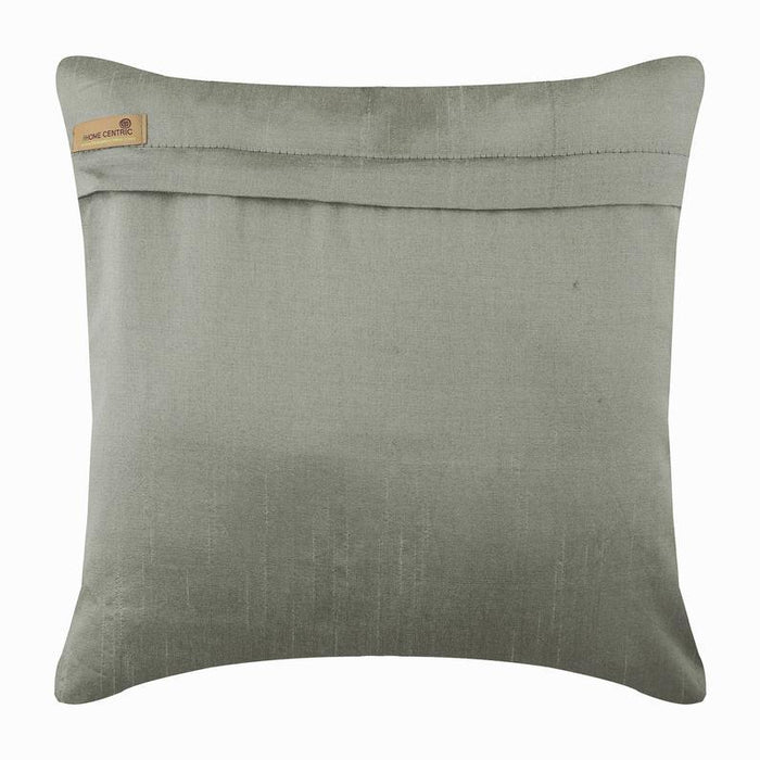 Silver Tree Of Life - Silver Art Silk Decorative Euro Sham