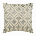 Silver Twinkles - Beige Linen Decorative Euro Sham