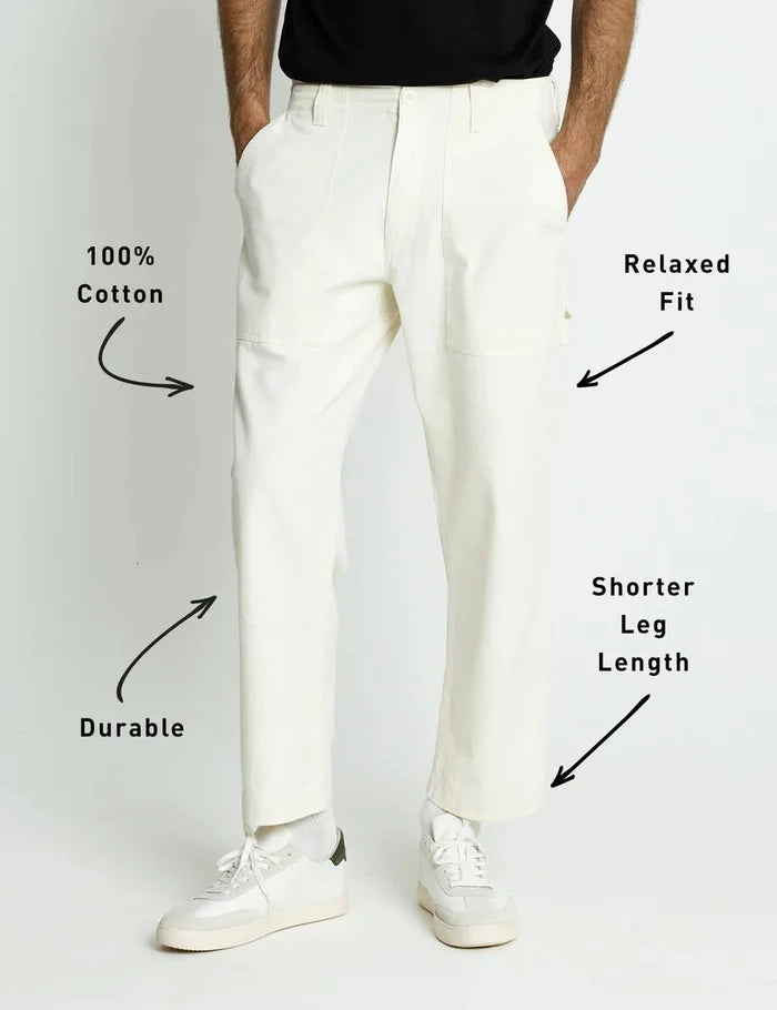 Simple | Carpenter Pant | Off White - Suzie Anderson Home