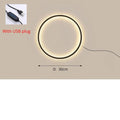 A Black 30cm / Warm White No Remote