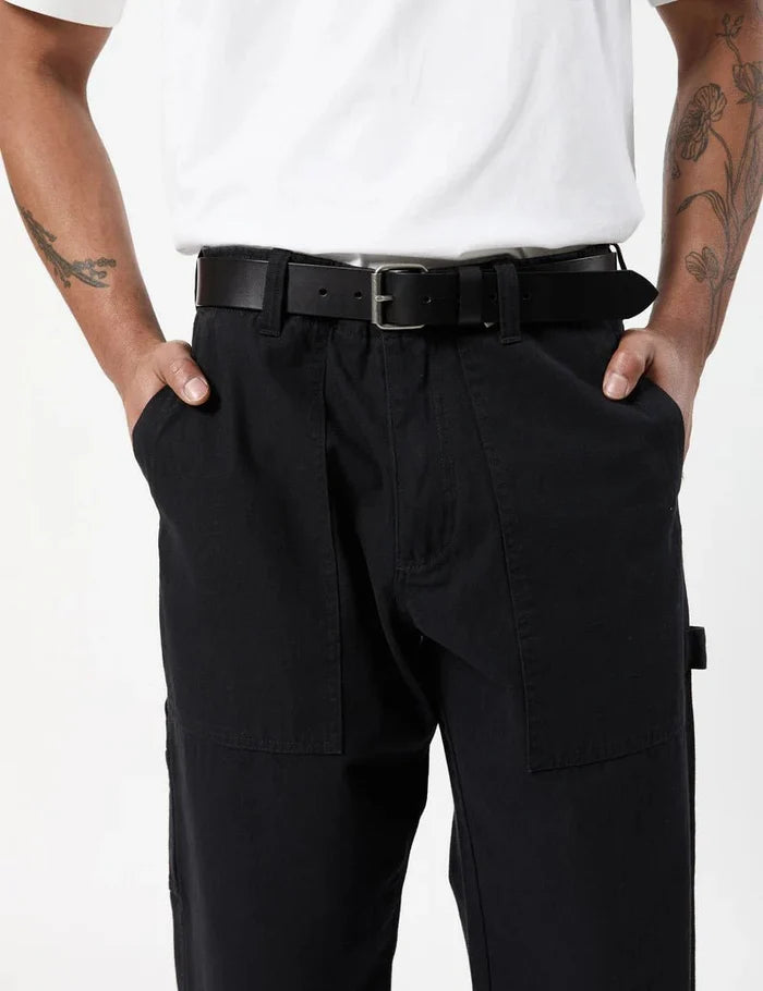 Simple | Leather Belt 28/34 | Black - Suzie Anderson Home
