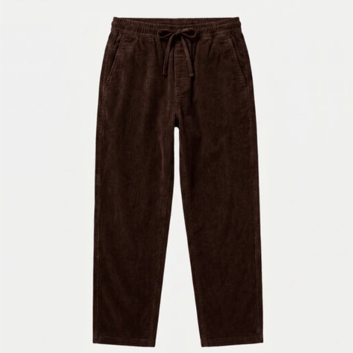 Simple | Men's Burbank Elastic Cord Pant | Brown