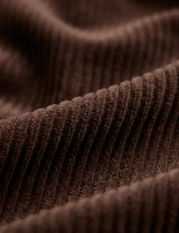 Simple | Men's Burbank Elastic Cord Pant | Brown