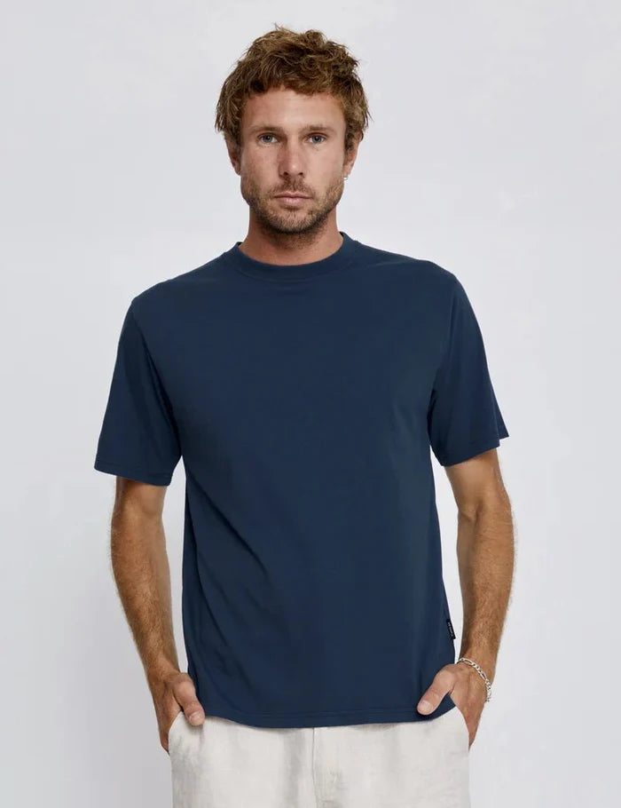 Simple | Men’s Heavy Weight T-shirt | Navy - Suzie Anderson Home