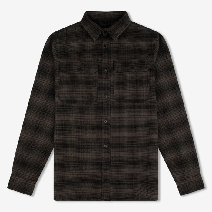 Simple | Men’s Soho Long Sleeve Shirt | Brown Check (BOWRAL)