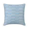 Sky Ocean - Light Blue Cotton Linen Throw Pillow Cover