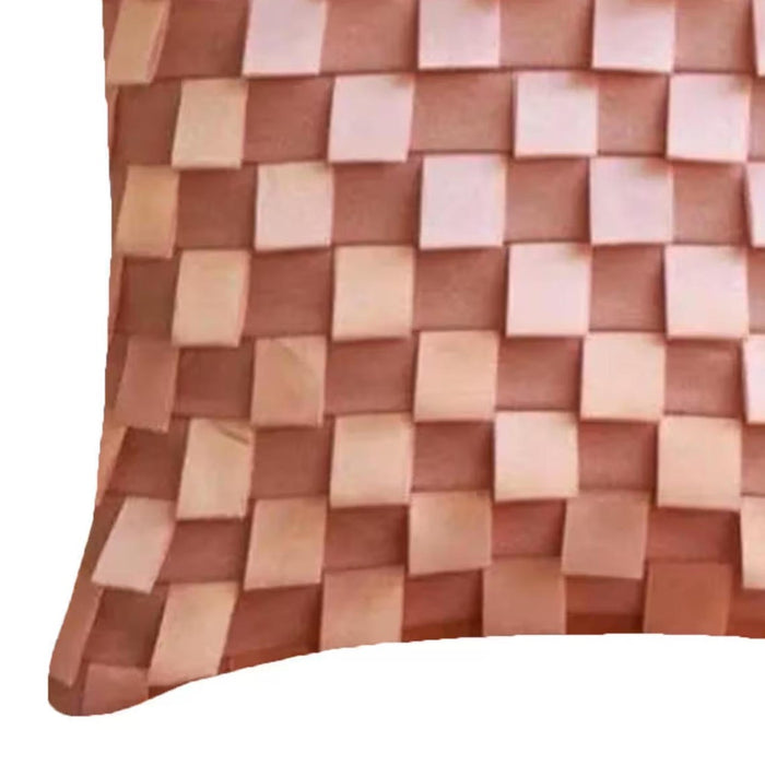 Soft Pink Dreams - Pink Faux Suede Decorative Euro Sham