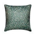 Soft Whirlpool - Blue Jacquard Silk Decorative Euro Sham