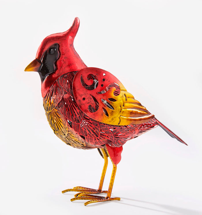 Solar Cardinal Bird Decor #724198