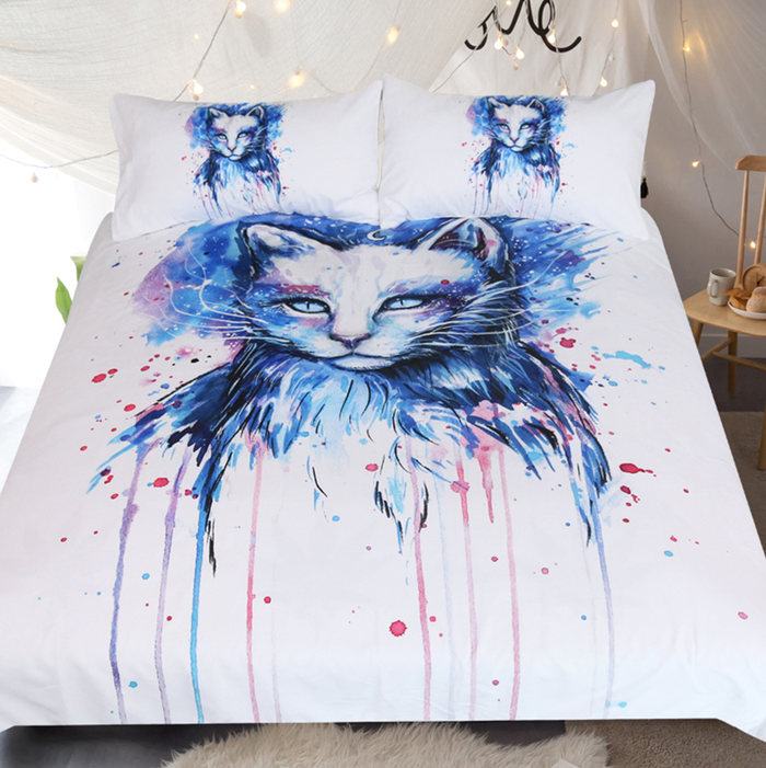 Space by Pixie Cold Art Bedding Set  3pc Duvet Bedding Set