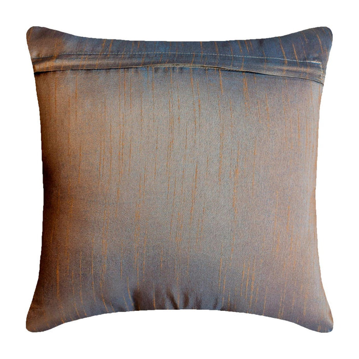 Starfish Sparkle - Two Tone Orange Purple Art Silk Decorative Euro Sham