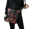 Steam Punk Skull Gothic Waist Leg Purse Bag