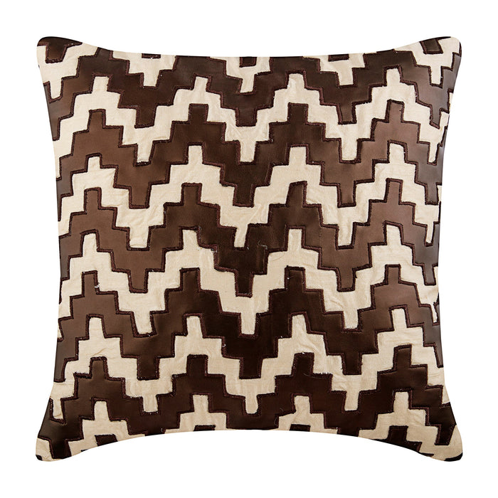 Steely Progress - Gray Art Silk Throw Pillow Cover