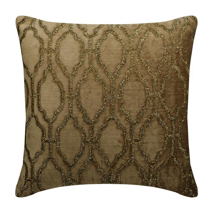 Stralight Gold Velvet Decorative Euro Sham