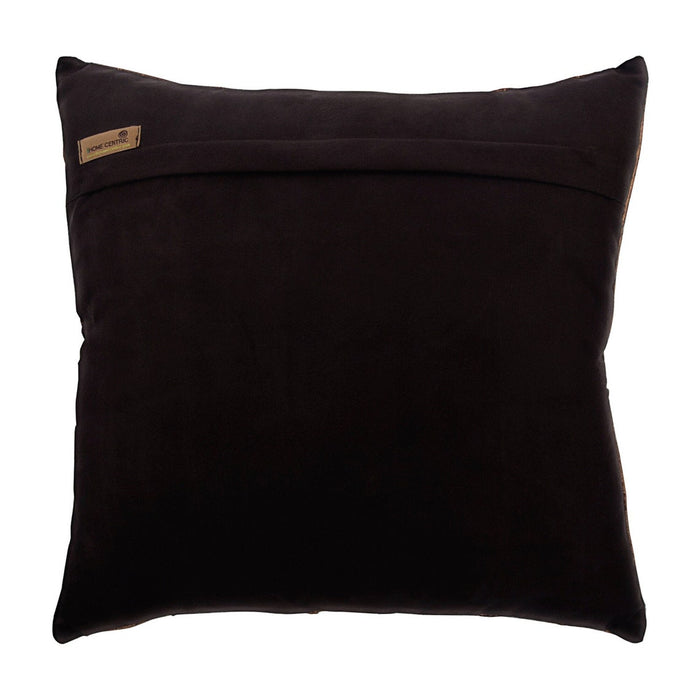 Stunning Bronzer - Copper Faux Leather Throw Pillow Cover
