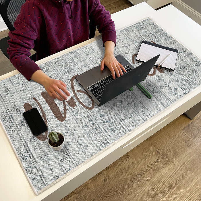 Sussexhome Arizona Design Large Mouse Pad for Desk - Cotton Mousepad for Desktop, Table, Office Desk Pad- 24" x 44"