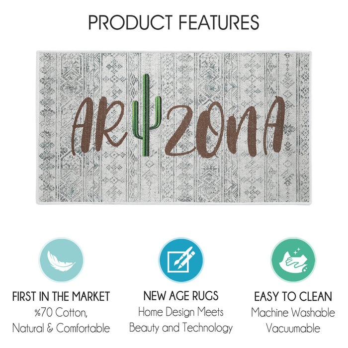 Sussexhome Arizona Design Large Mouse Pad for Desk - Cotton Mousepad for Desktop, Table, Office Desk Pad- 24" x 44"