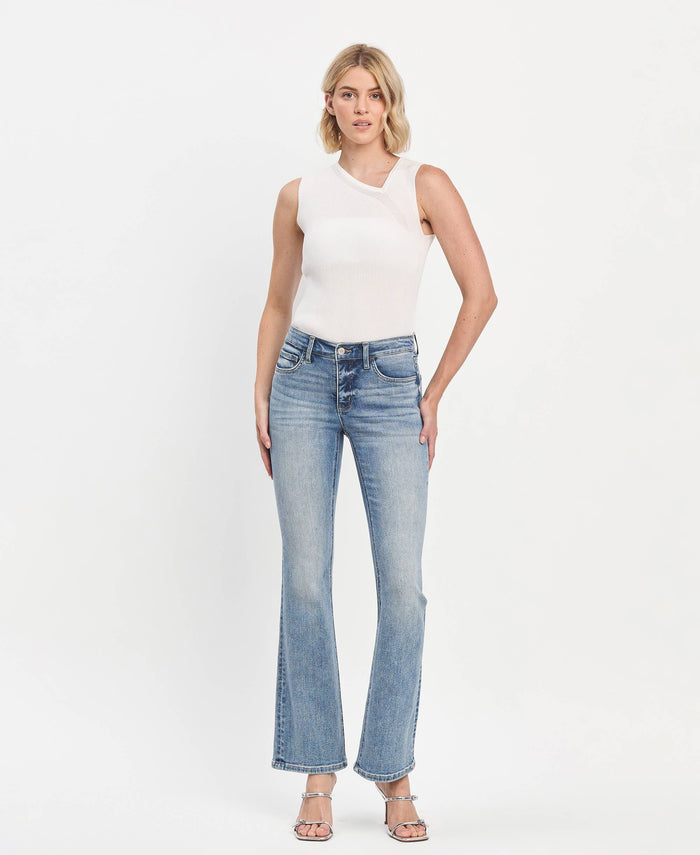 T6460 Jeans Mid Rise Futuristic