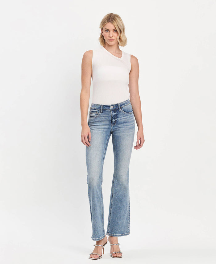 T6460 Jeans Mid Rise Futuristic