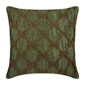 Tarnished Gold Beaded Decorative Euro Sham