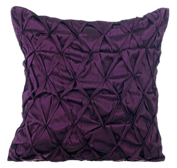 That Wood Be Lovely - Brown Taffeta Throw Pillow Cover