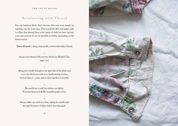 The Art of Repair: Mindful Mending: How to Stitch Old Things to New Life, by Molly Martin