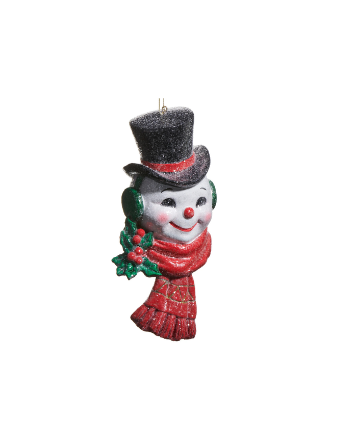 The Magic Of Christmas Snowman Head Ornament #4519224