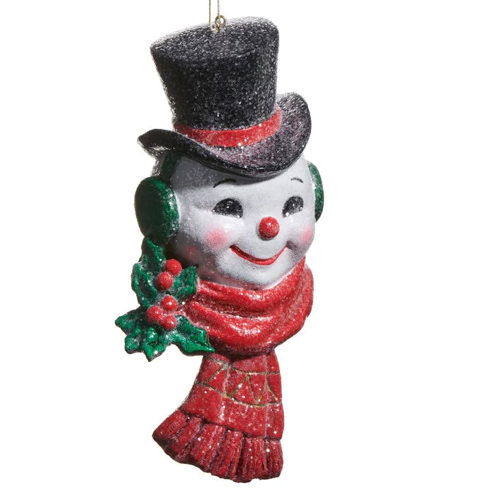 The Magic Of Christmas Snowman Head Ornament #4519224