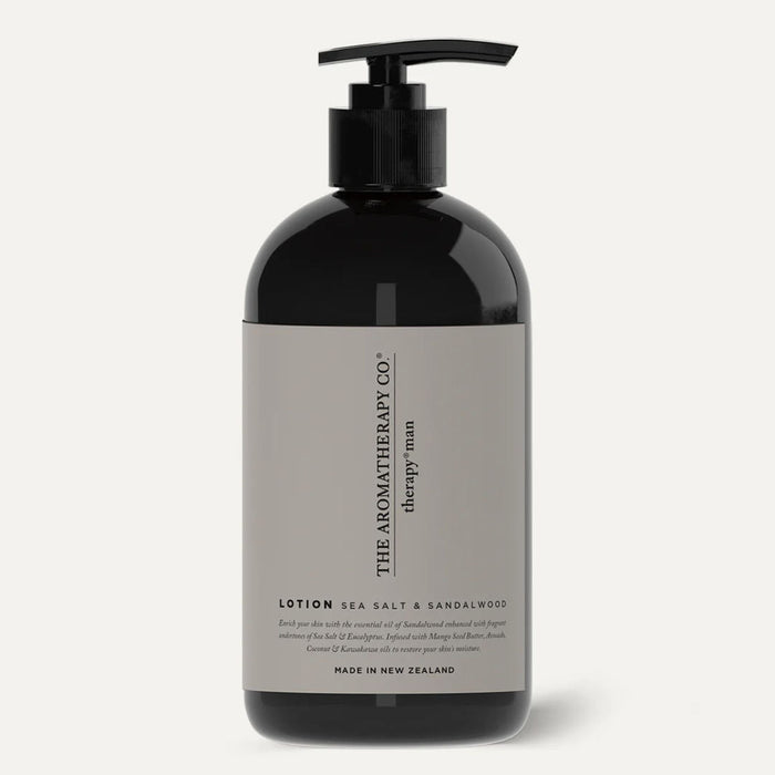 Therapy® Man Hand & Body Lotion | Sea Salt & Sandalwood - Suzie Anderson Home