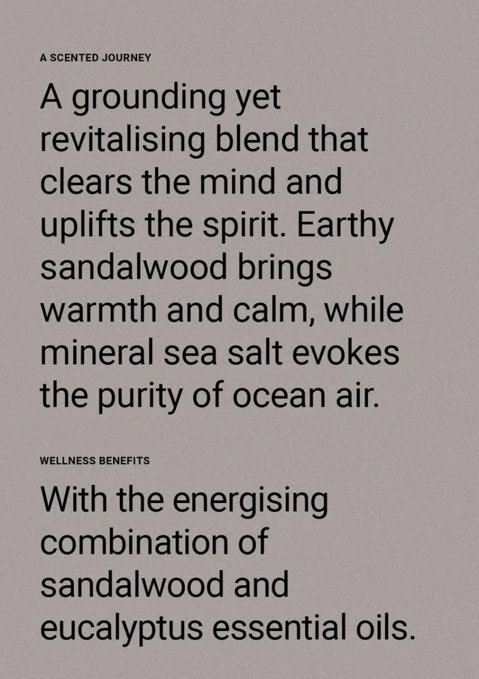 Therapy® Man Hand & Body Wash | Sea Salt & Sandalwood - Suzie Anderson Home