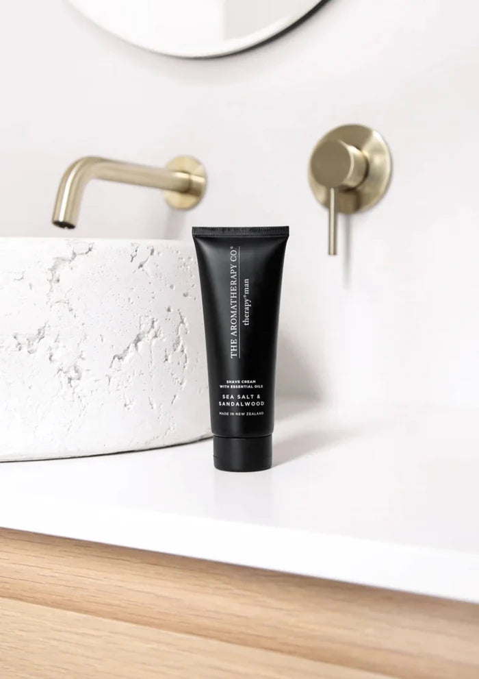 Therapy® Man Shaving Cream | Sea Salt & Sandalwood - Suzie Anderson Home