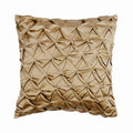 Toffee Crunch Pintucks Decorative Euro Sham