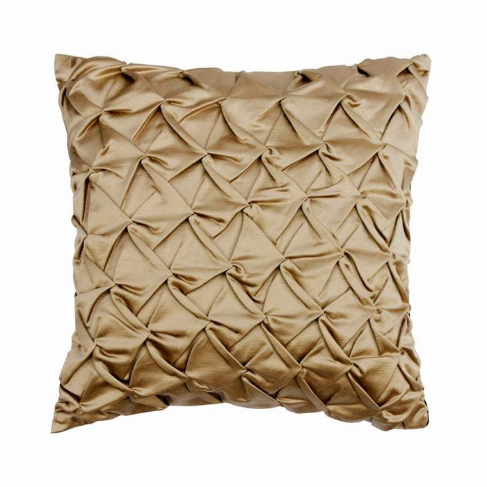 Toffee Crunch Pintucks Decorative Euro Sham