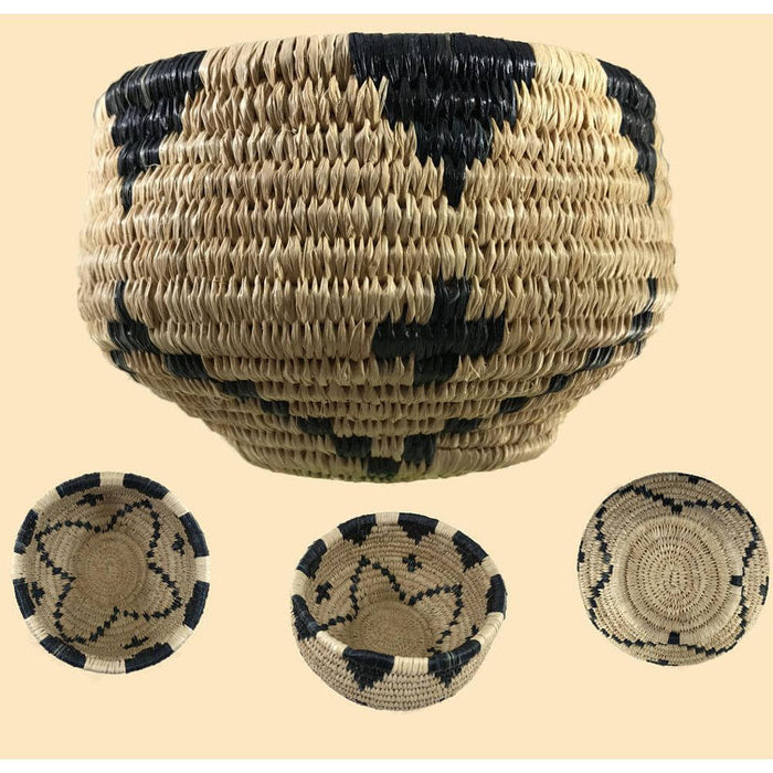 Traditional Coiled Basket Weaving Kit - makes one 4in.-6in. Basket, Expanded version (wckcoiledexp)