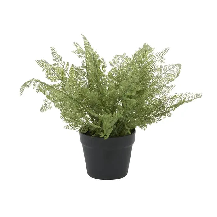 Traditional Potted Green Faux Foliage Artificial Plant