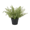 Traditional Potted Green Faux Foliage Artificial Plant
